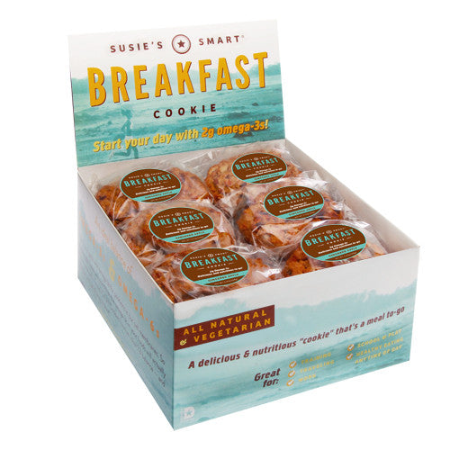 Box of 18 Gingered Apple Breakfast Cookies -- all natural and rich in Omega-3s!